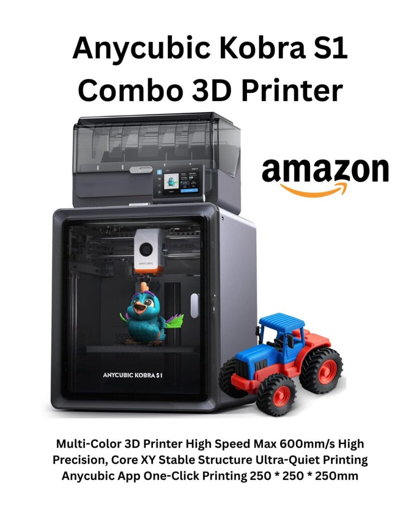 3D printing temperature issues troubleshooting Anycubic Kobra S1 Combo 3D Printer BoxAd