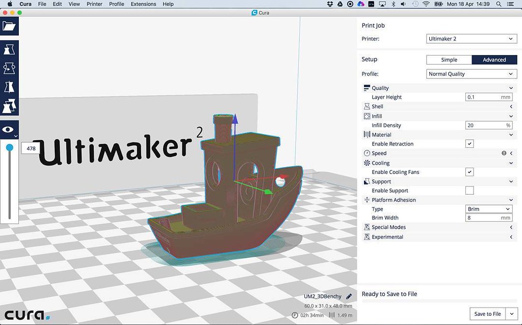 Cura Slicer Software