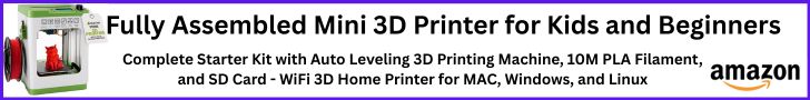 Basic 3D Printer Bed Leveling Explained for Beginners Fully Assembled Mini 3D Printer for Kids and Beginners banner