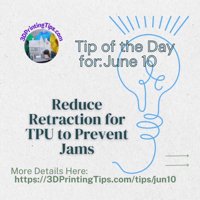 reduce retraction for TPU printing