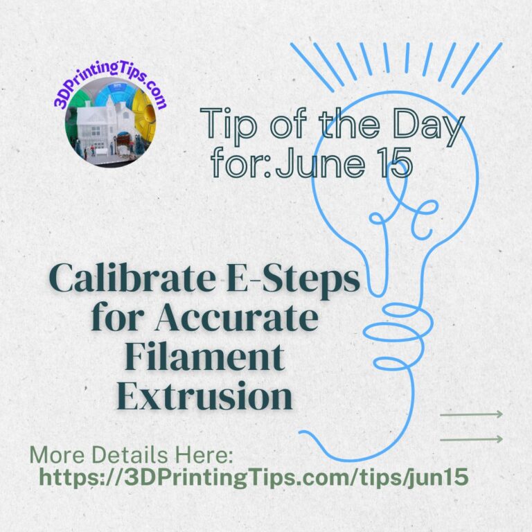 calibrate E-steps for 3D printer
