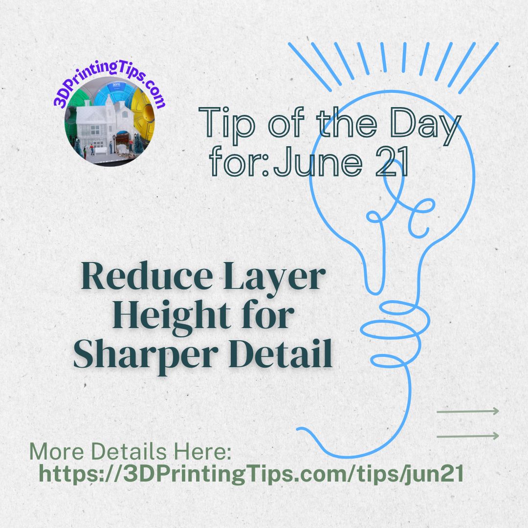 best layer height for 3D printing