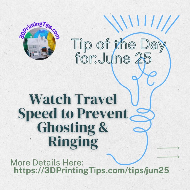 fix ghosting in 3d printing